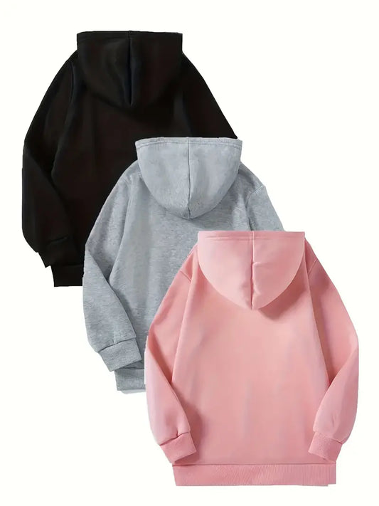 1 Piece Cute Hoodies for Girls, casual Long  Sleeve Pullover Sweatshirts with Hood, Autumn/Winter, Different Colours available